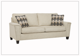 Gio Italia Abigail Queen Fabric Sofa Sleeper in Beige or Dark Grey