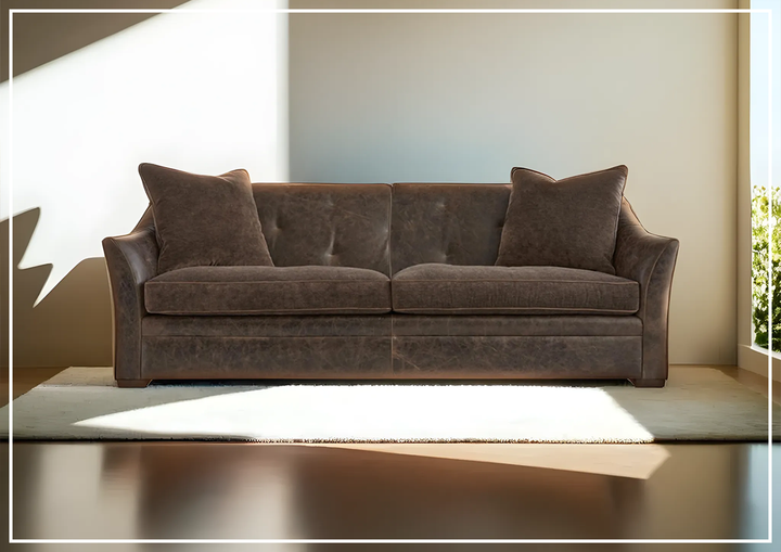 Bernhardt Brixton Leather Sofa- sofabed