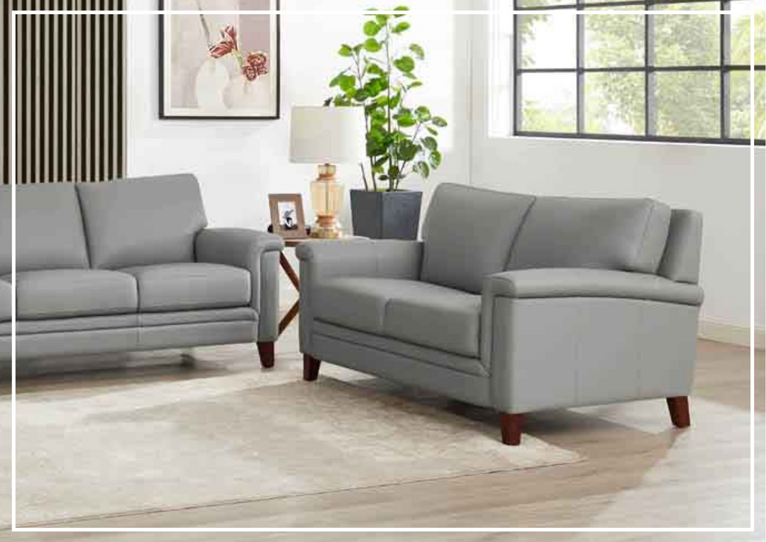 Hydeline Westcott Stationary Top Grain 2 Seater Leather Sofa-SOFABED