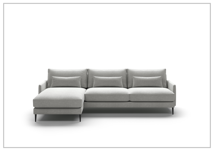 Luonto Liam Fabric Sofa Sectional With Reversible Chaise