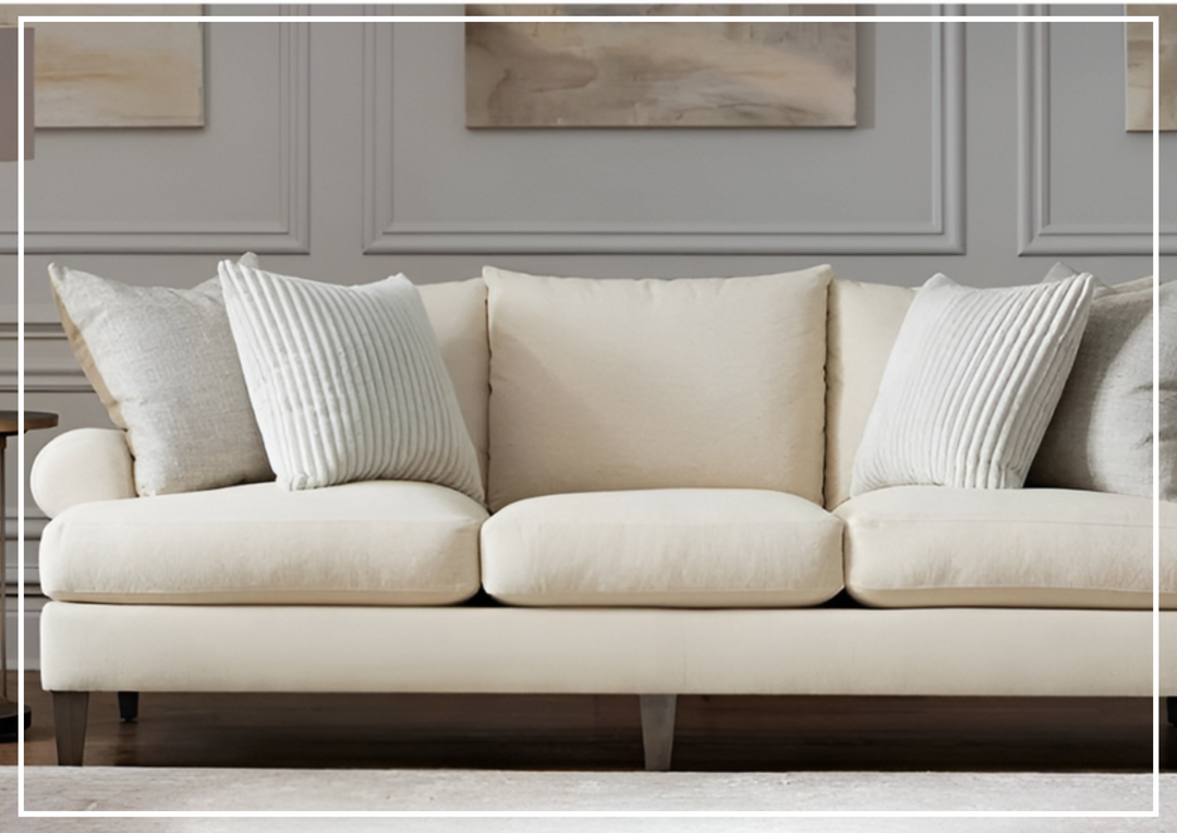 Bernhardt Isabella Fabric Sofa With Plush Feather Down Cushions - Sofabed