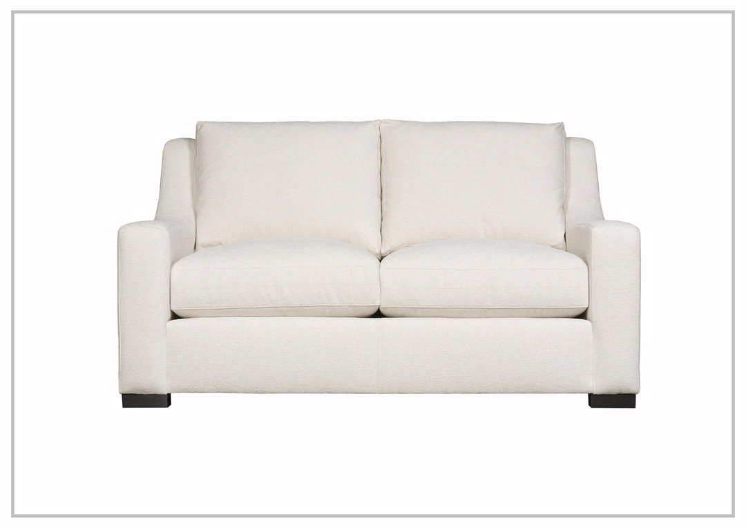 Bernhardt Germain Fabric Loveseat With Spring Down Cushions - sofabed.com