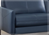 Hydeline Yorkdale Stationary Top Grain Leather Sofa-SOFABED