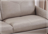 Hydeline Yorkdale Stationary Top Grain Leather Sofa-SOFABED