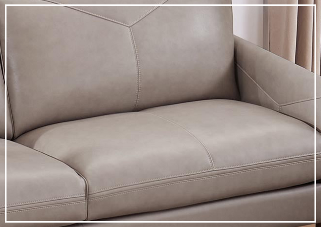 Hydeline Yorkdale Stationary Top Grain Leather Sofa-SOFABED