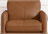 Hydeline Yorkdale Top Grain Leather Chair-SOFABED