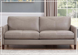 Hydeline Yorkdale Stationary Top Grain Leather Sofa-SOFABED