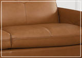 Hydeline Yorkdale Stationary Top Grain Leather Sofa-SOFABED