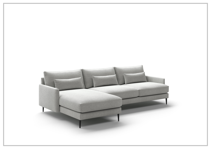 Luonto Liam Fabric Sofa Sectional With Reversible Chaise