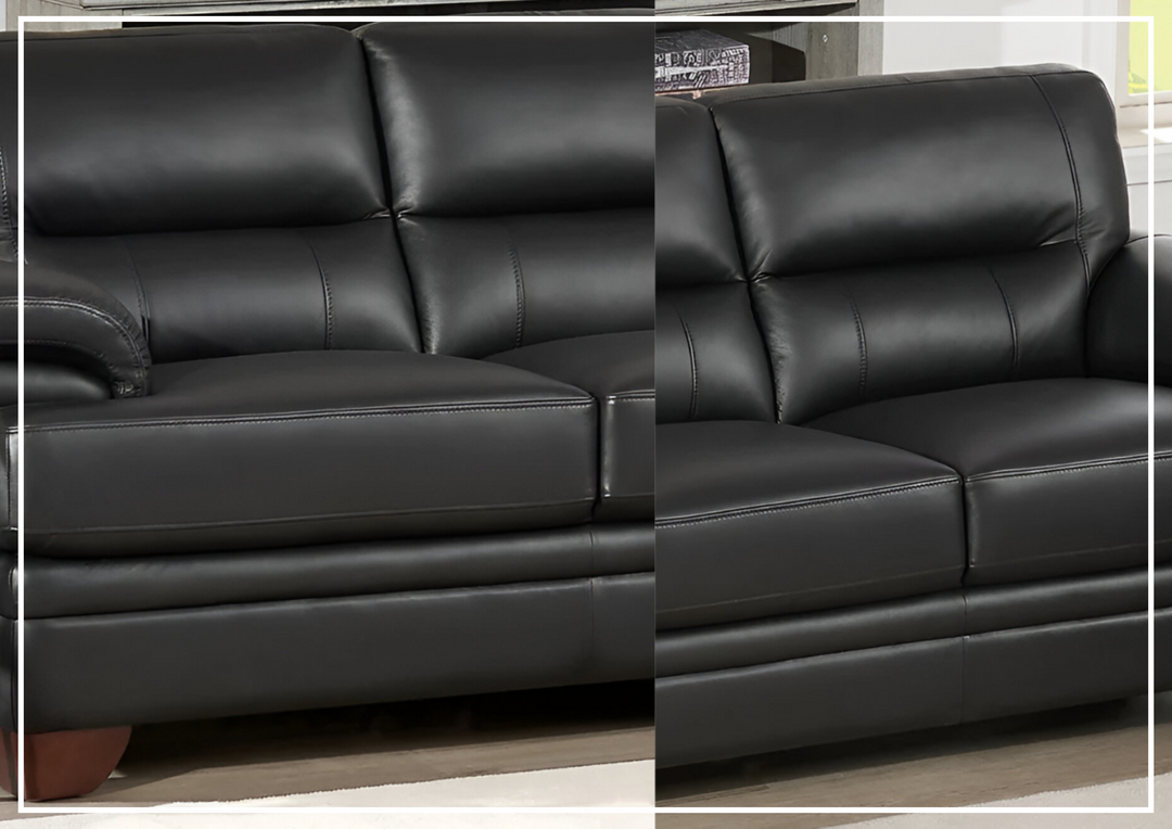 Hydeline Luxor Stationary Premium Leather Sofa