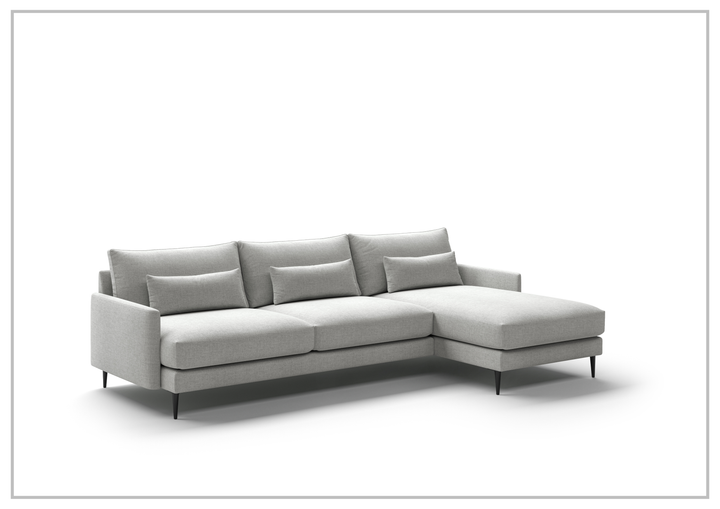 Luonto Liam Fabric Sofa Sectional With Reversible Chaise