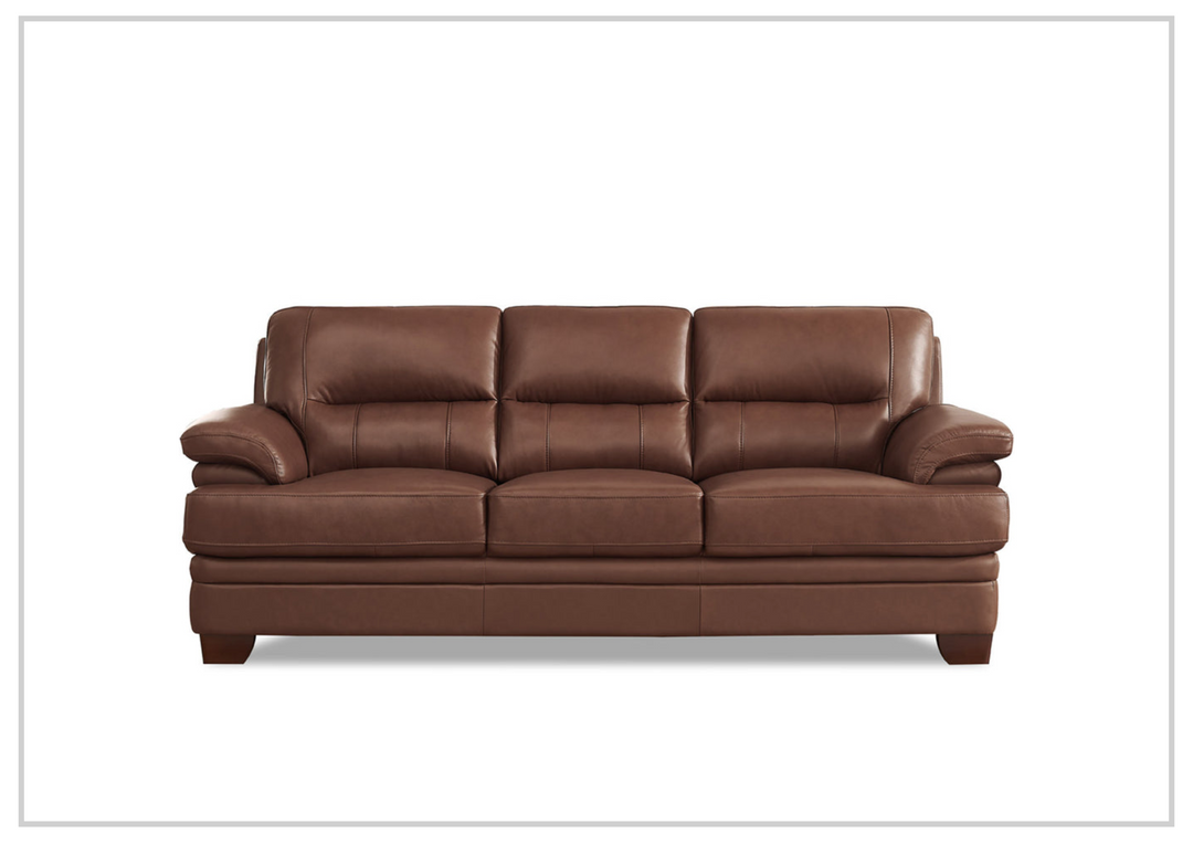 Hydeline Luxor Stationary Premium Leather Sofa-Sofabed