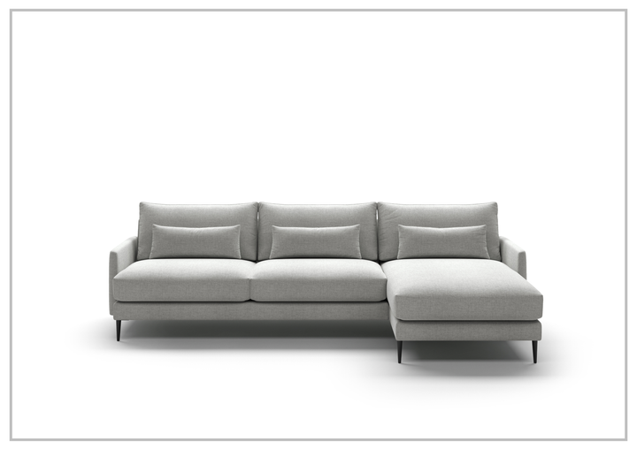 Luonto Liam Fabric Sofa Sectional With Reversible Chaise