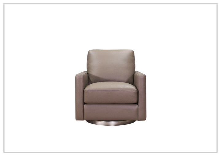 Hydeline Ashby 360-Degree Swivel Leather Chair