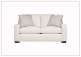 Bernhardt Germain Fabric Loveseat With Spring Down Cushions