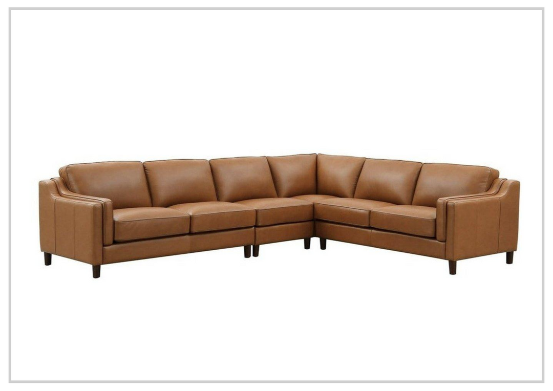 Hydeline Bella Top-grain Leather Sectional Sofa-Sofabed