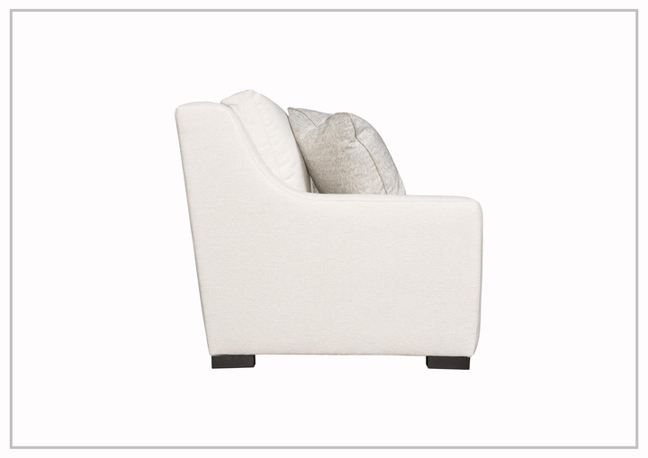 Bernhardt Germain Fabric Loveseat With Spring Down Cushions