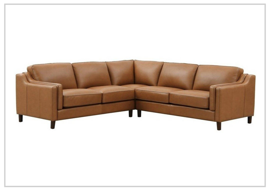 Hydeline Bella Top-grain Leather Sectional Sofa-Sofabed