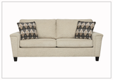 Gio Italia Abigail Queen Fabric Sofa Sleeper in Beige or Dark Grey