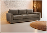 Bernhardt Dawkins Leather Sofa with Walnut Finish- Jennifer furniture
