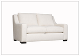 Bernhardt Germain Fabric Loveseat With Spring Down Cushions