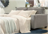 Aster Queen Size Fabric Sofa Sleeper In Light and Dark Color Options