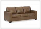 Bella 3-Seater Queen Leather Sofa Sleeper-Sofabed