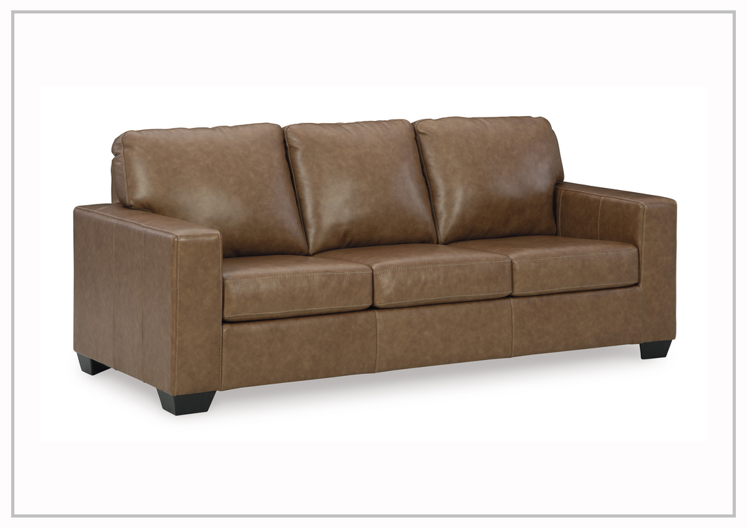 Bella 3-Seater Queen Leather Sofa Sleeper-Sofabed