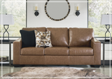 Bella 3-Seater Queen Leather Sofa Sleeper-Sofabed