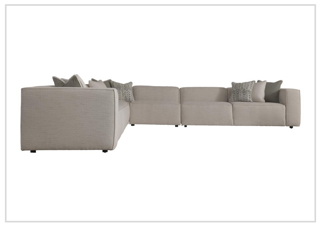 Bernhardt Bliss Fabric Sectional Sofa in Cream