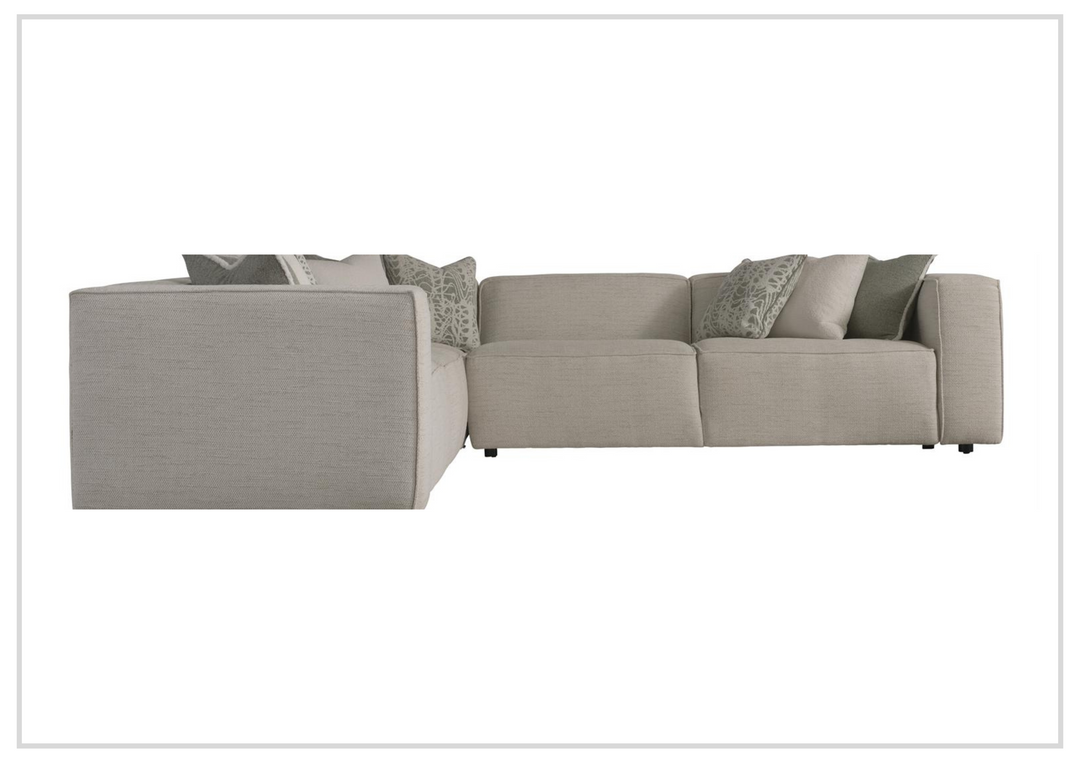 Bernhardt Bliss Fabric Sectional Sofa in Cream