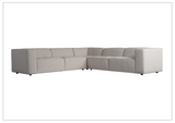 Bernhardt Bliss Fabric Sectional Sofa in Cream