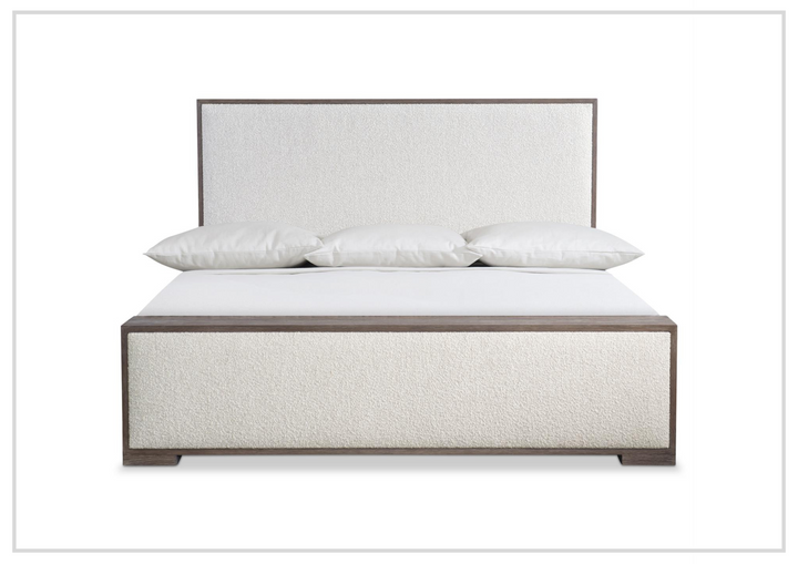 Bernhardt Casa Paros Upholstered Panel Bed in Playa Brown