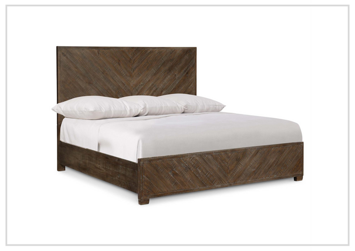 Bernhardt Fuller Panel Bed in Sable Brown Finish