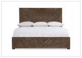 Bernhardt Fuller Panel Bed in Sable Brown Finish