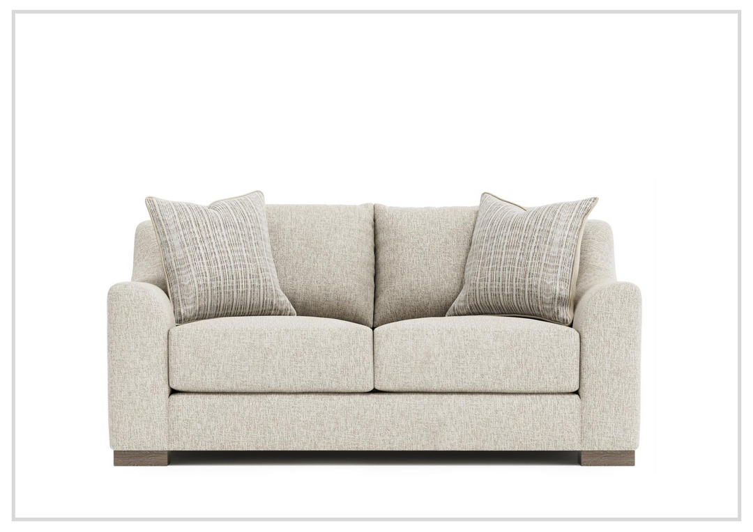 Bernhardt Gabi Fabric Loveseat with Feather Down Cushions-sofabed