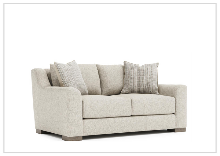 Bernhardt Gabi Fabric Loveseat with Feather Down Cushions-sofabed