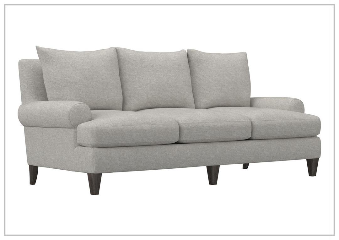 Bernhardt Isabella Fabric Sofa With Plush Feather Down Cushions