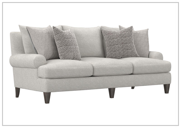 Bernhardt Isabella Fabric Sofa With Plush Feather Down Cushions