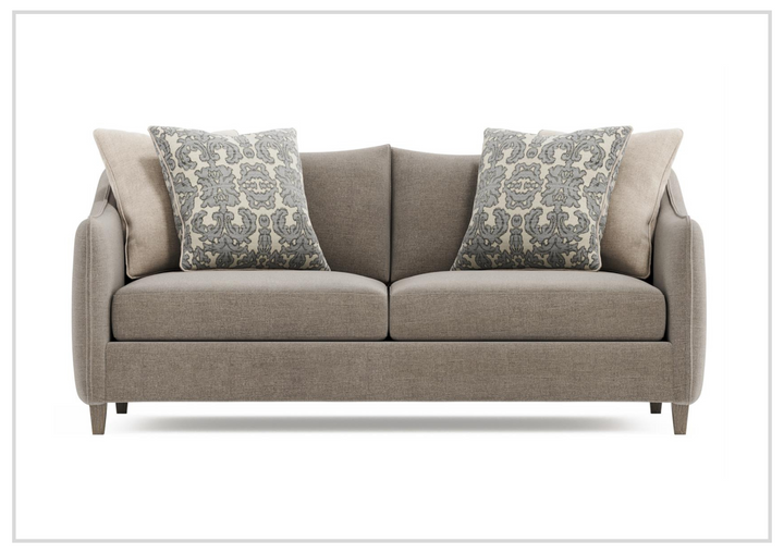 Bernhardt Joli Fabric Loveseat with Feather Down Cushions