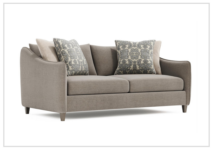 Bernhardt Joli Fabric Loveseat with Feather Down Cushions