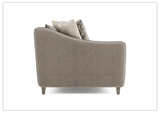 Bernhardt Joli Fabric Loveseat with Feather Down Cushions