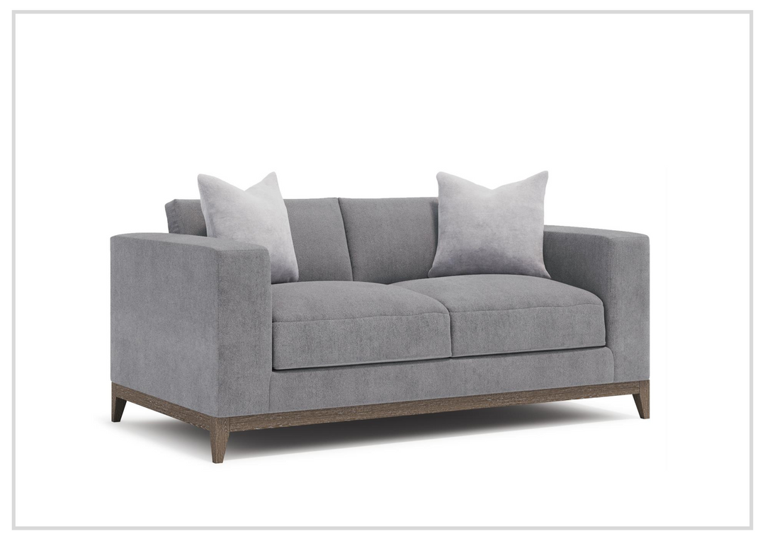 Bernhardt Noel Fabric Loveseat with Track Arms