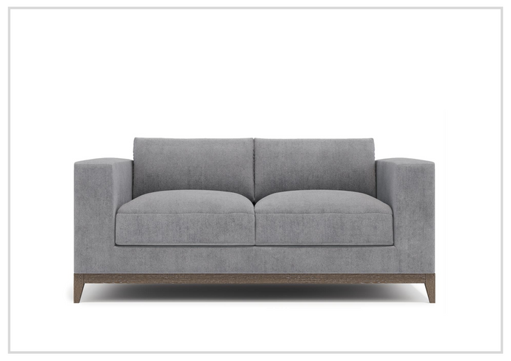 Bernhardt Noel Fabric Loveseat with Track Arms