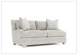 Bernhardt Rollins Fabric Loveseat with Spring Down Cushions