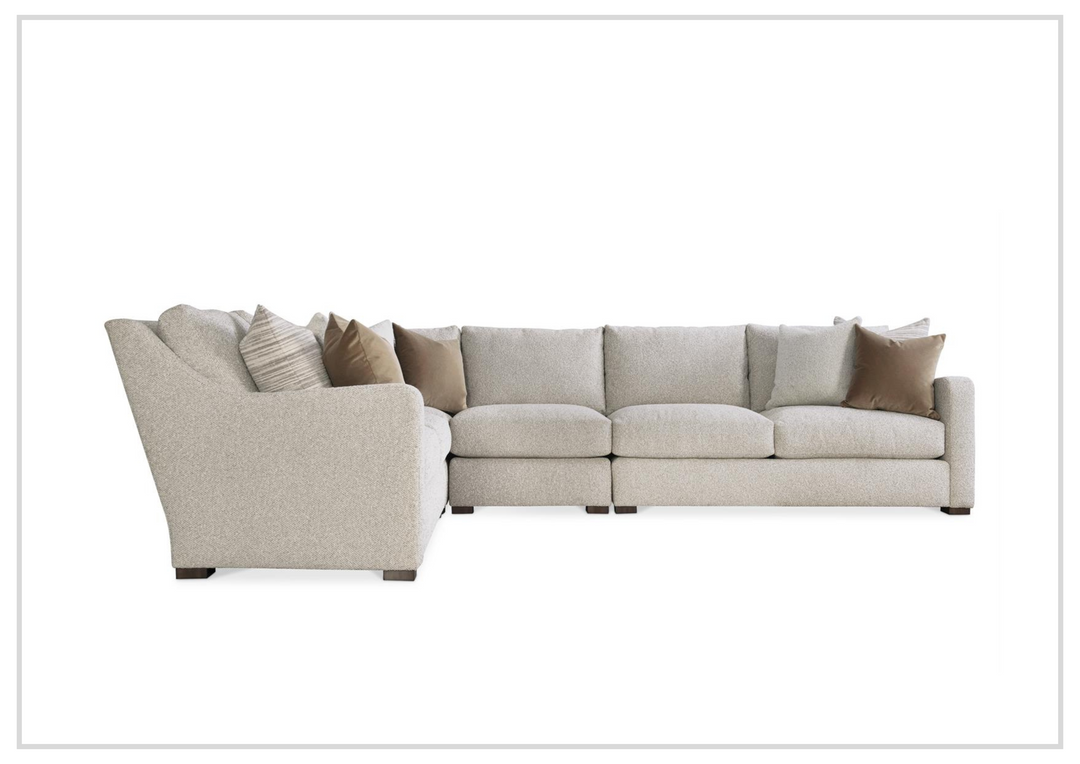 Bernhardt Ventura Fabric Sectional in Beige