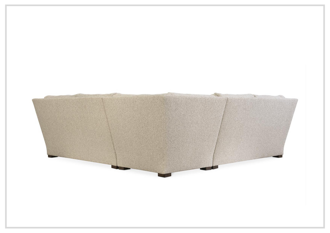 Bernhardt Ventura Fabric Sectional in Beige