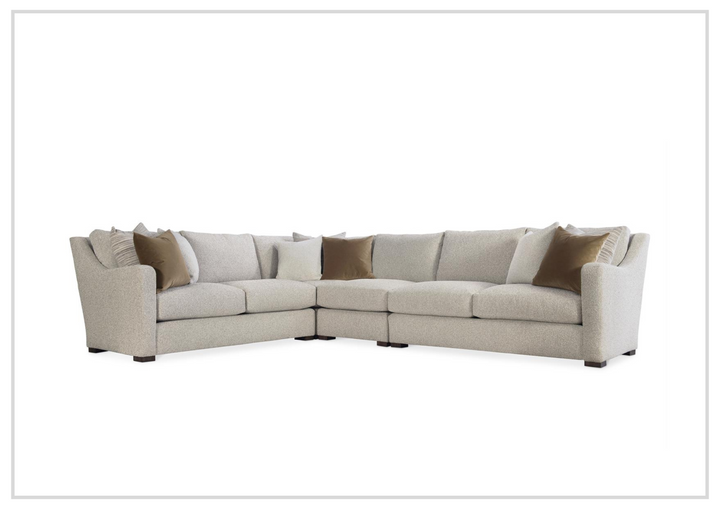 Bernhardt Ventura Fabric Sectional in Beige