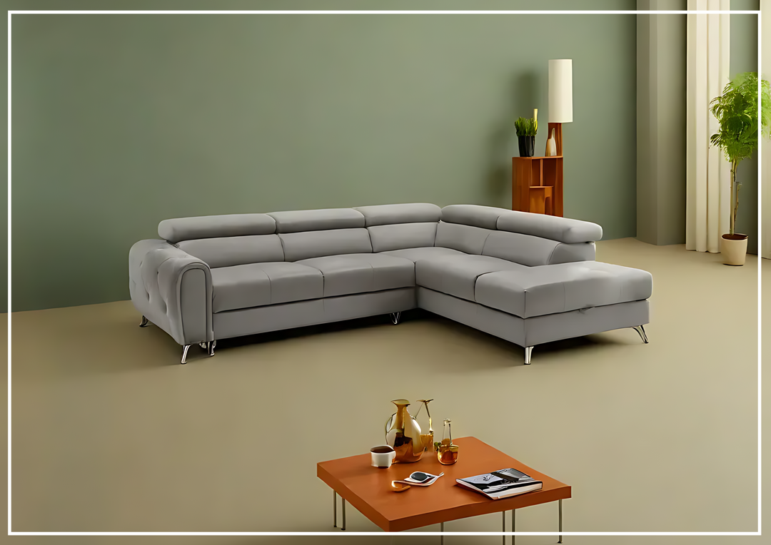 Camelia Sectional with Bed and Storage