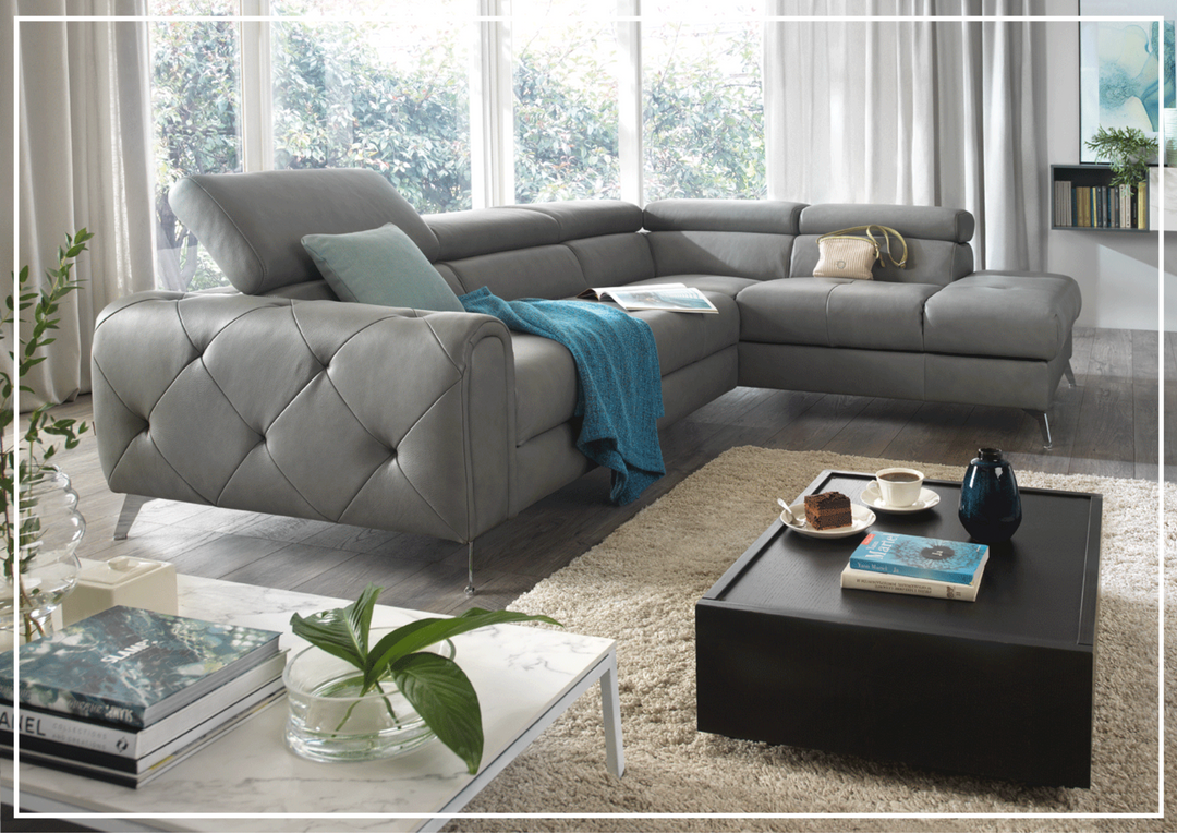 Camelia Sectional with Bed and Storage